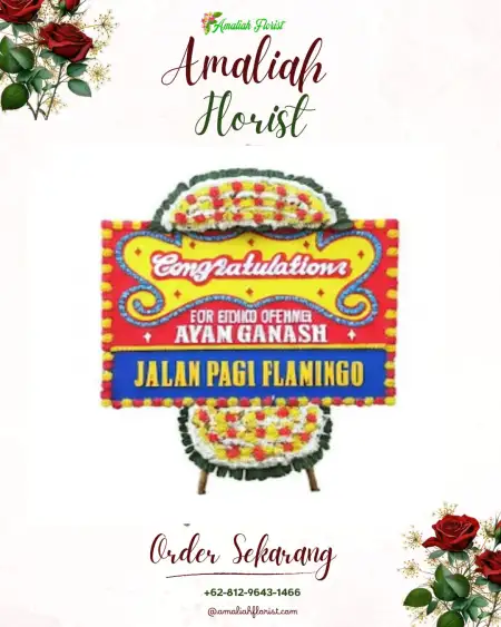 Sewa Papan Bunga Mojolangu